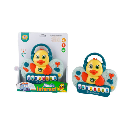 Piano Para Bebe Pato Con Luz Y Sonido 2226569 Shine