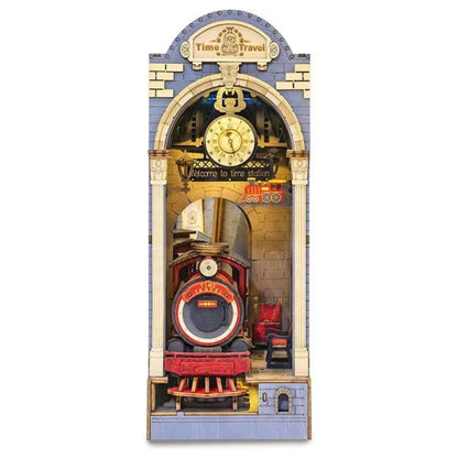 Robotime Puzzle 3d Book Nook Tren Viaje En El Tiempo Tgb04
