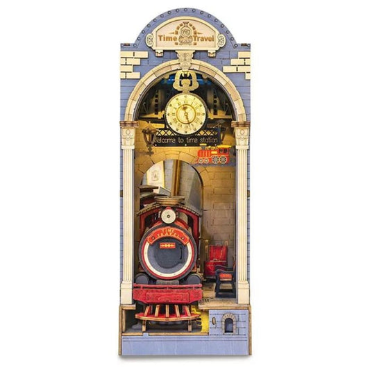 Robotime Puzzle 3d Book Nook Tren Viaje En El Tiempo Tgb04