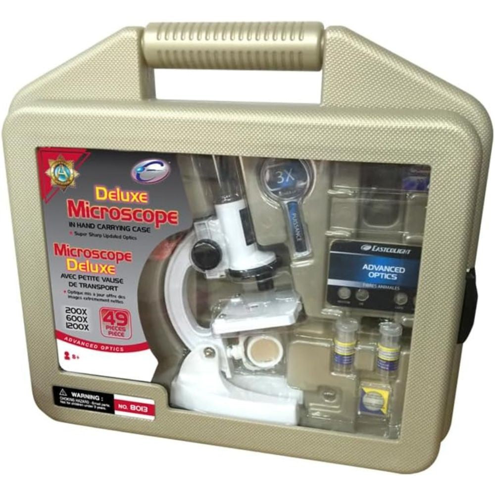 Eastcolight Set Deluxe Microscopio Con Estuche 49 Pcs 8013
