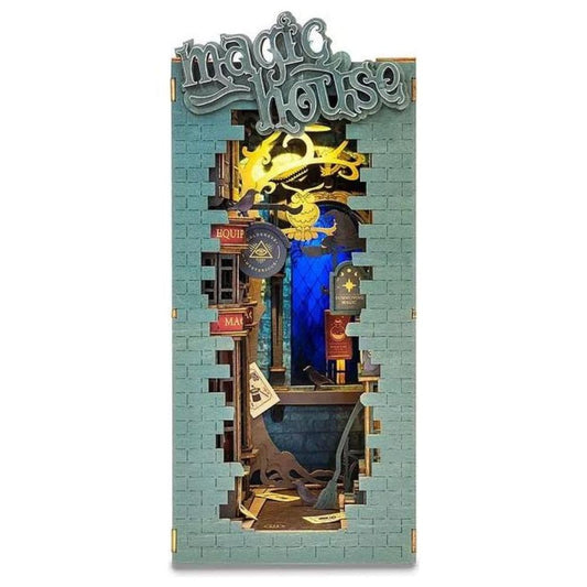 Robotime Puzzle 3d Book Nook Casa Mágica Tgb03 Rolife