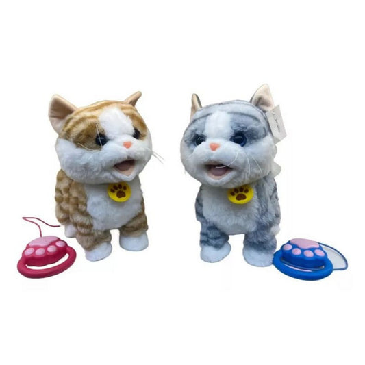 Peluche Gato A Control Remoto Jm-2334 Shine