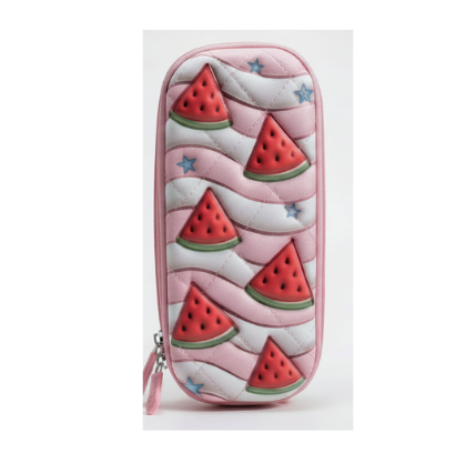 Cartuchera 3d Sandias Rosa Kl1279 Shine Rosa