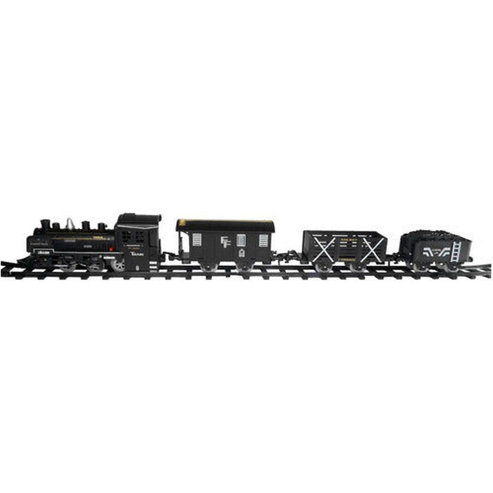 Pista De Tren Con Luz Sonido Y Vapor 2067705 Shine Color Negro