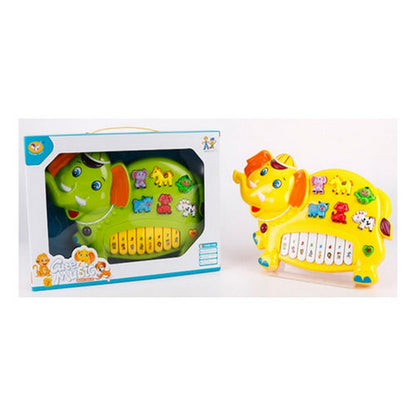 Piano Para Bebe Cute Elefante Musical 1084058 Shine Color Amarillo
