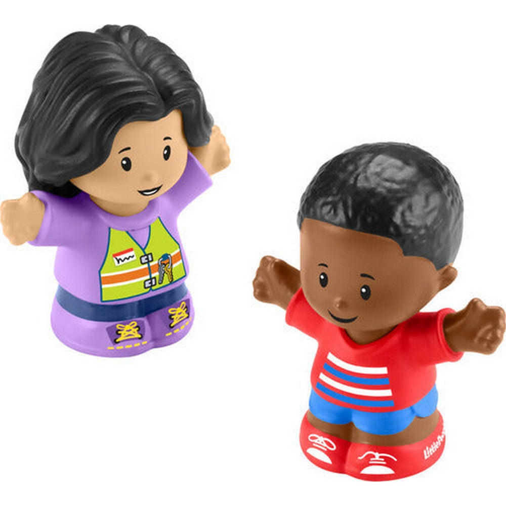 Little People Bus Escolar Mediano Con Figuras Hyp40 Mattel