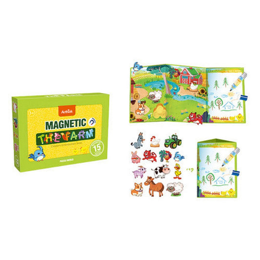 Juego De Mesa Magnético De Granja The Farm 2174953