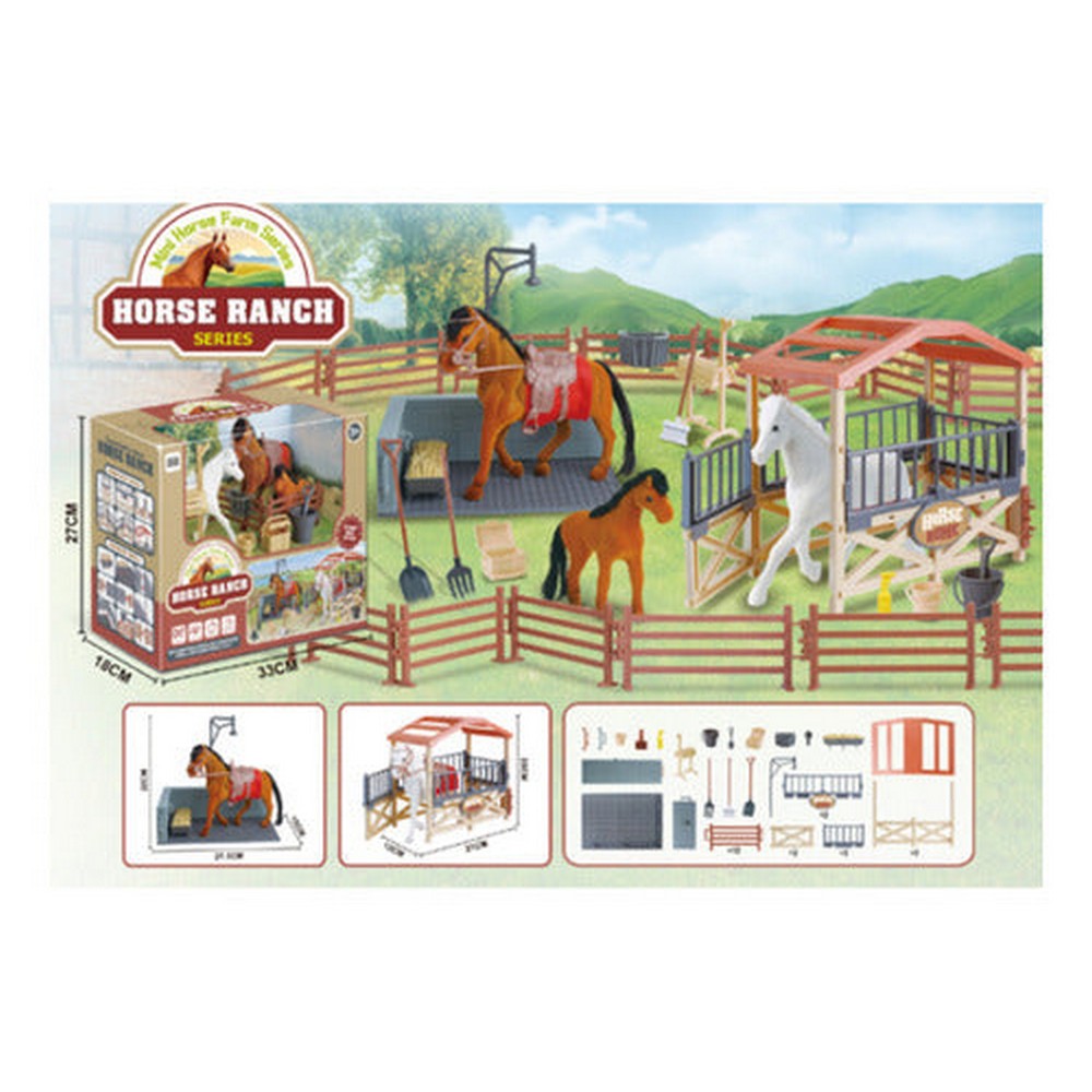 Set De Muñecos Rancho De Caballos Horse Ranch 2213739