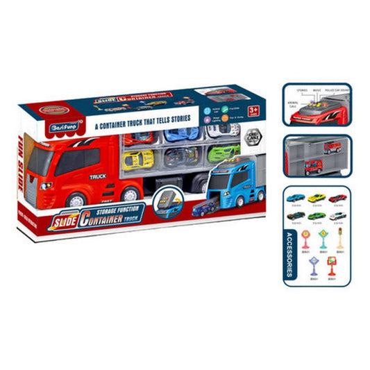 Camion Contenedor De Autos Con Luz Y Musica 2296857