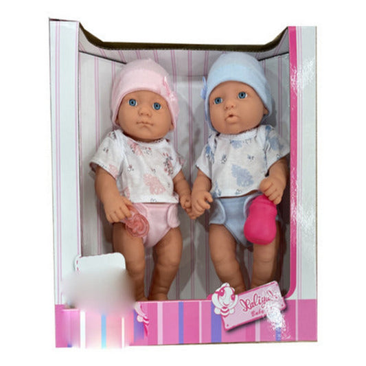 Set De Dos Muñecas Bebotes 30cm 2766324 Shine