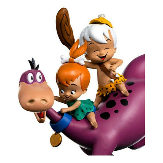 Figura De Acción Dino, Pebbles & Bamm-bamm De Iron Studios Bds Art Scale 1/10