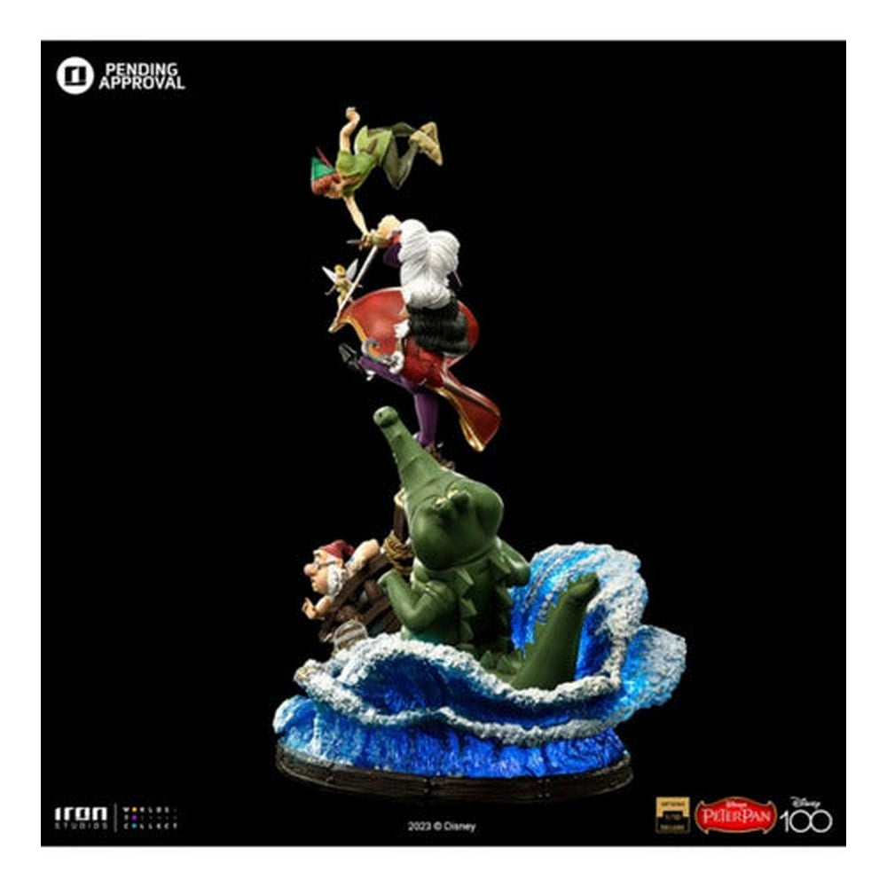 Figura De Acción Peter Pan Vs Hook Deluxe De Iron Studios Deluxe Scale 1/10