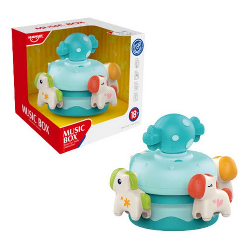 Juguete Caja Musical Infantil Caballitos 2349024 Shine
