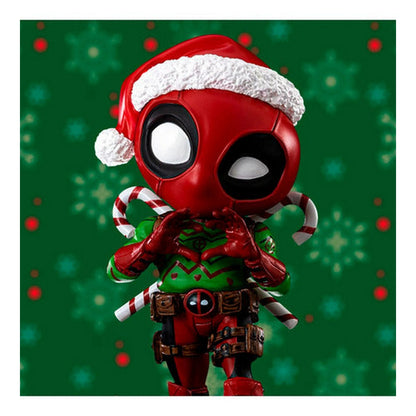 Estatua Navideña De Deadpool (fiestas) - Marvel Comics - Minico