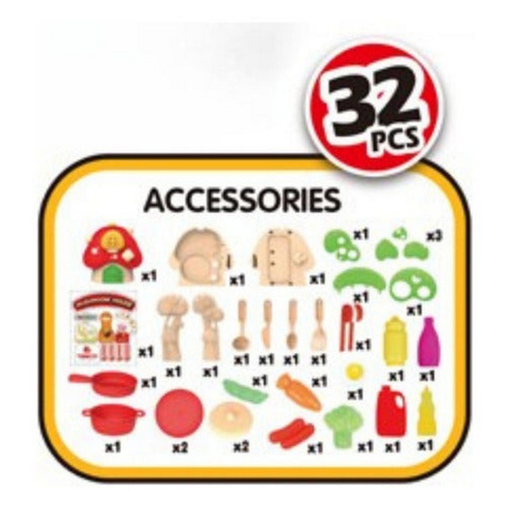 Tienda De Hamburguesas Portatil 32 Pzs 2294965 Shine
