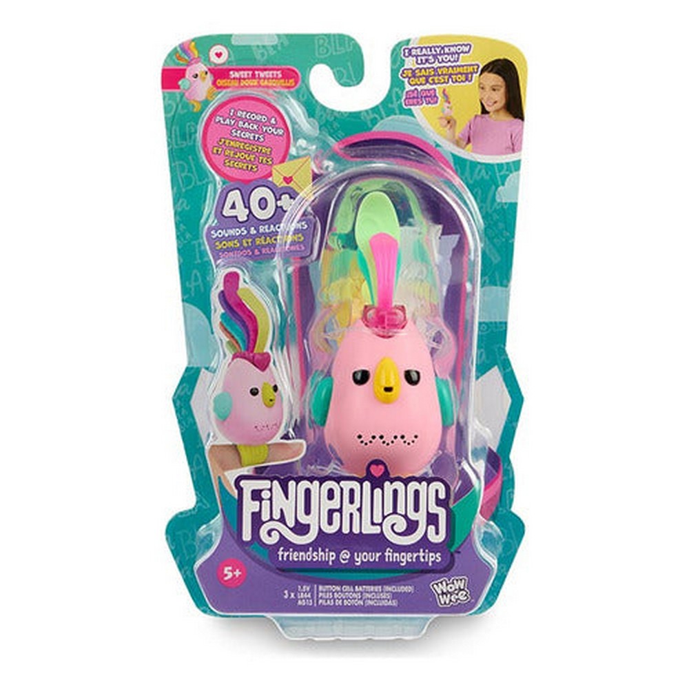 Fingerlings Sweet Tweets Pajarito Interactivo Rosa 3131