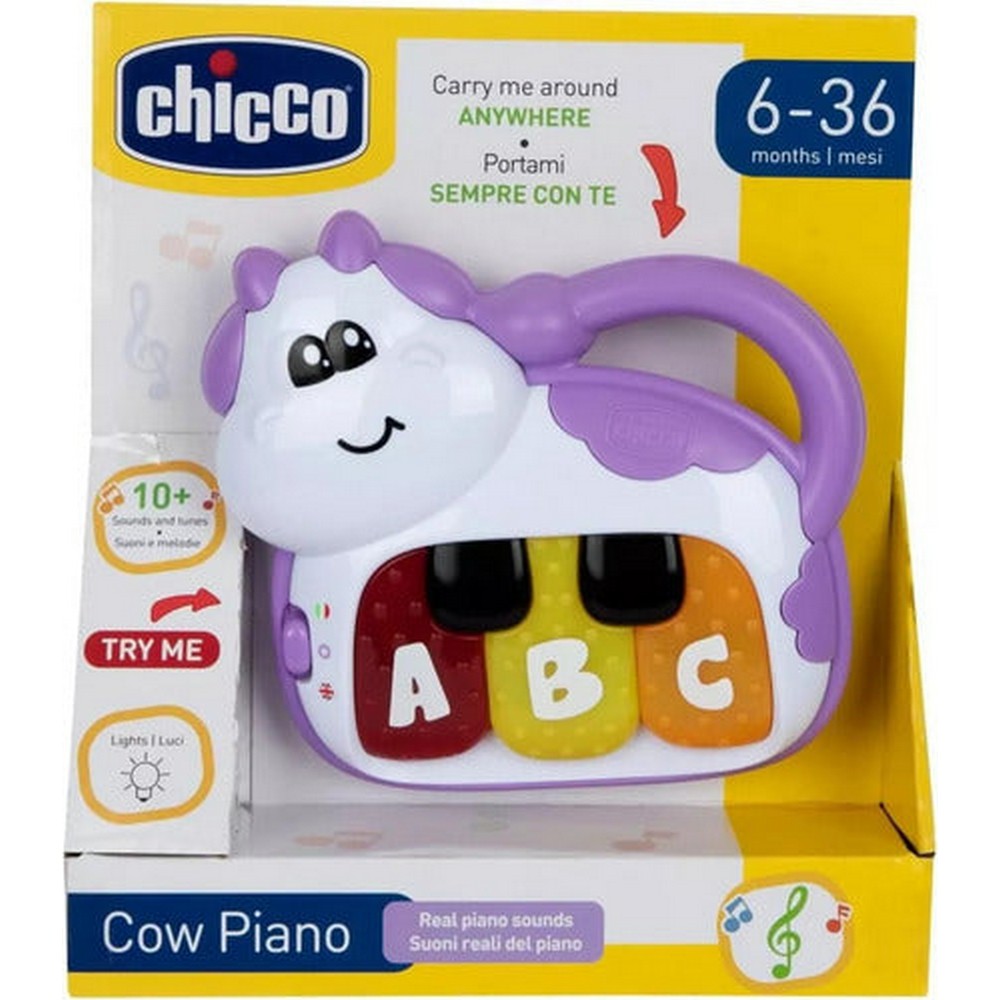 Chicco Piano Vaquita Melodías Y Luces 1115900004