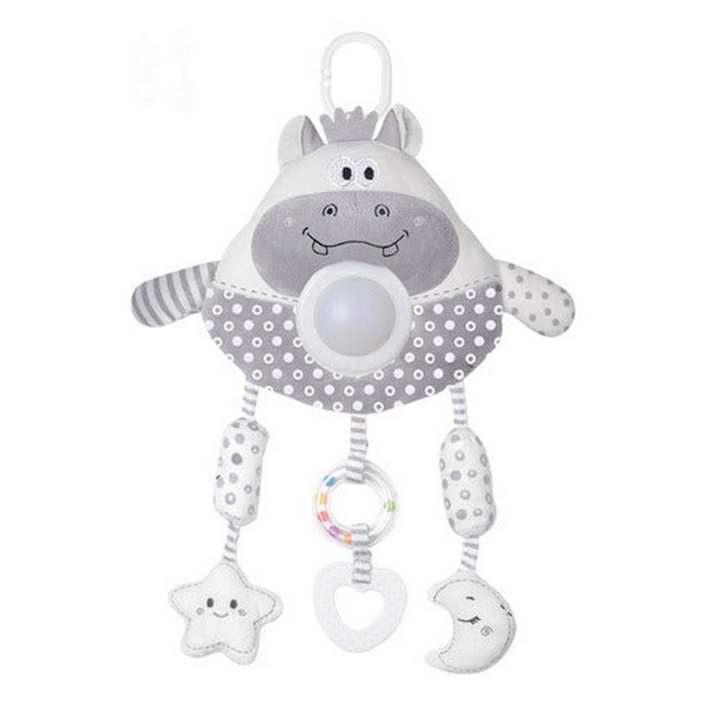 Colgante Peluche Oso Gris Con Luz Y Sonido 2153334