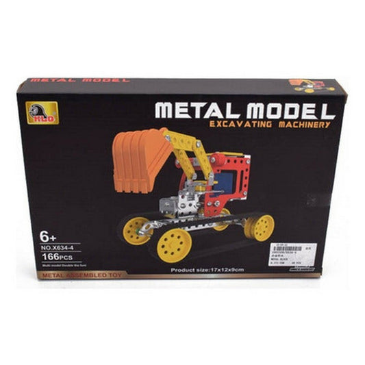 Bloques Para Armar Tu Excavadora De Metal 166 Pcs 1901358