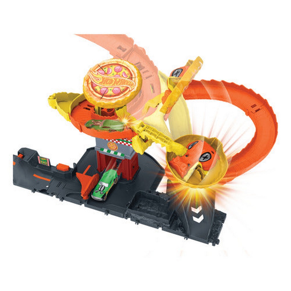 Hot Wheels City Pista Pizza Shop Htn81 Mattel