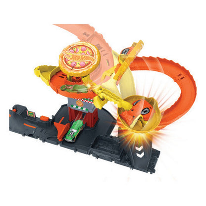 Hot Wheels City Pista Pizza Shop Htn81 Mattel
