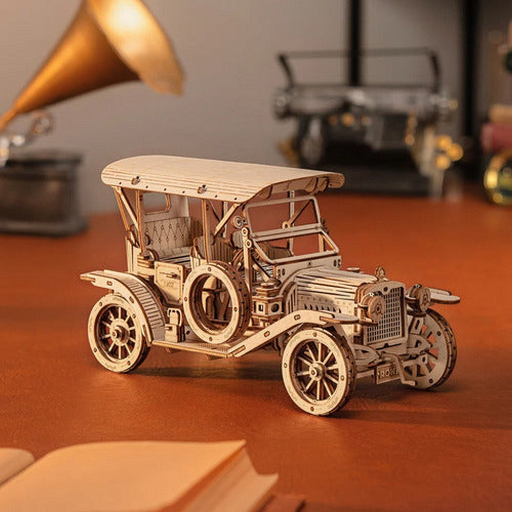 Rokr Coche Antiguo Rompecabezas De Madera 3d Mc801