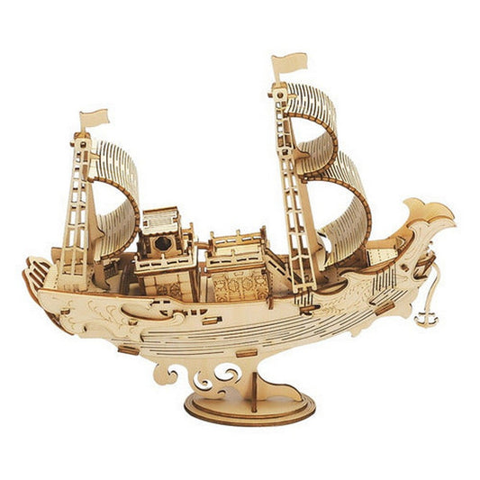 Robotime Puzzle 3d Barco Diplomatico Japones Tg307 Rolife