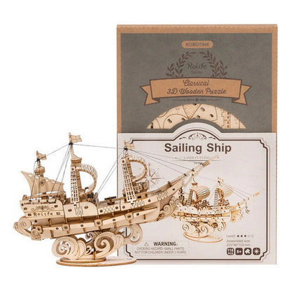 Robotime Puzzle 3d Velero Tg305 Rolife
