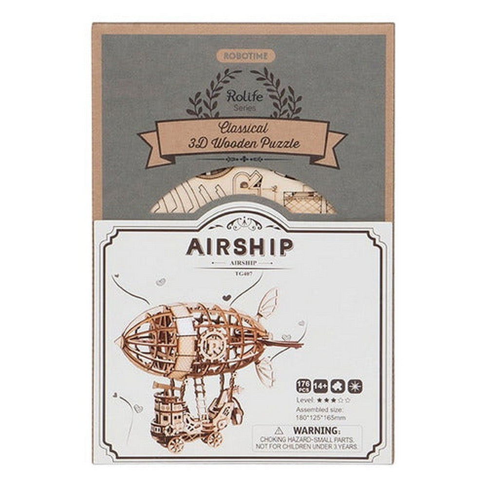 Robotime Puzzle 3d  Dirigible Tg407 Rolife