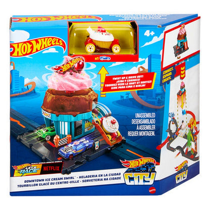 Hot Wheels City Heladeria En La Ciudad Htn77 Mattel