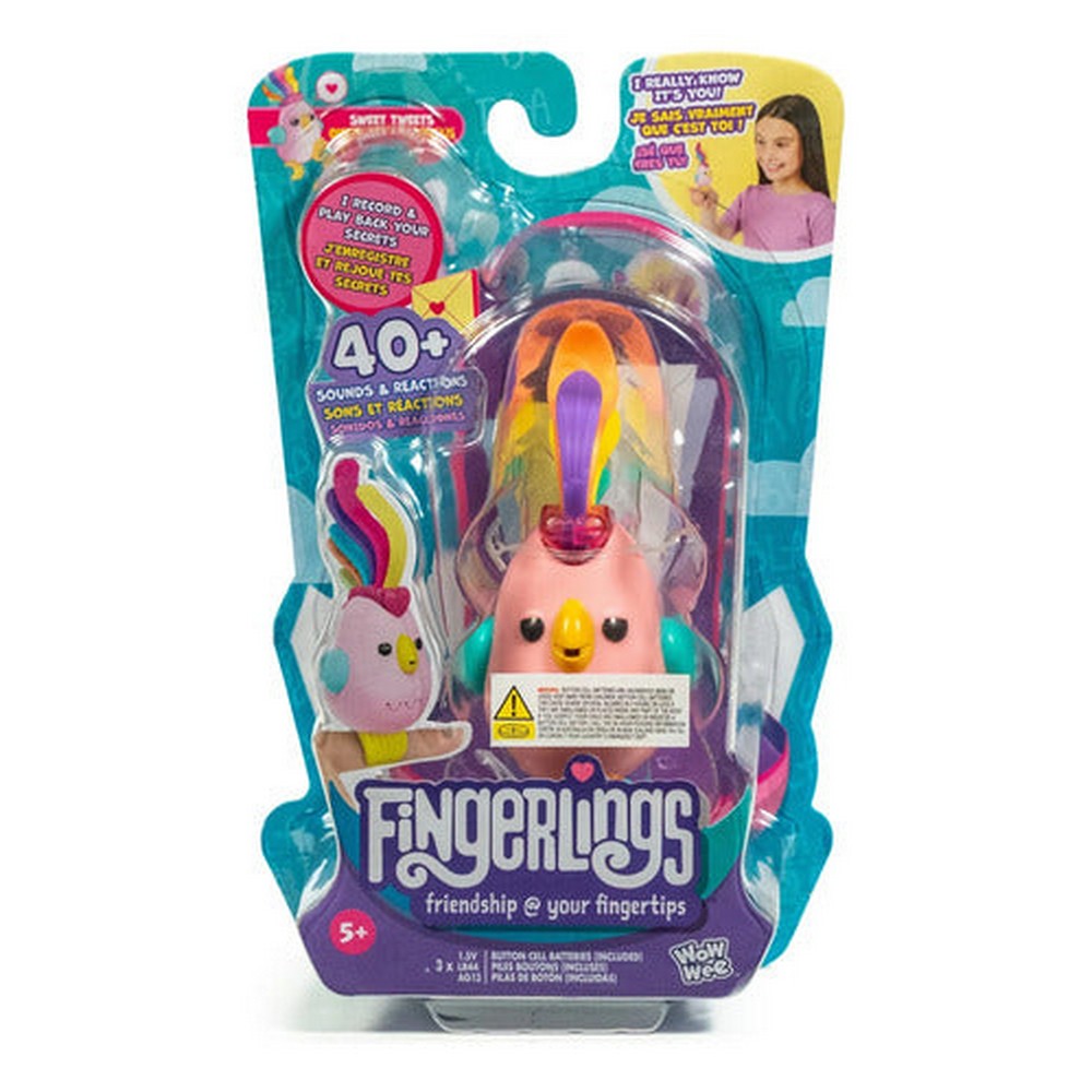 Fingerlings Sweet Tweets Pajarito Interactivo Rosa 3131