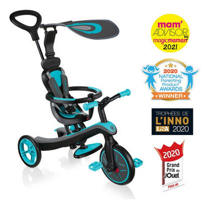 Globber Triciclo Explorer Trike 4 En 1 Teal 632-105-3 Color Turquesa