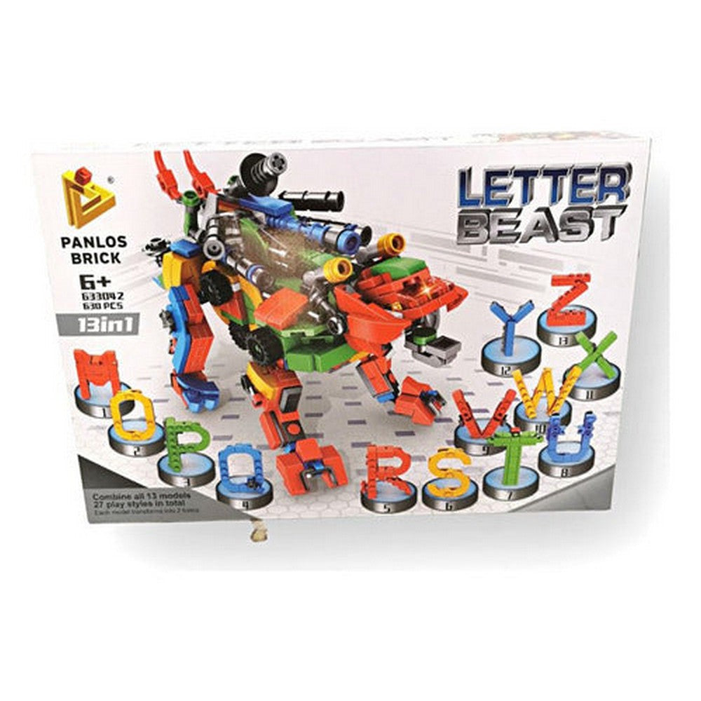 Panlos Brick Bloques Alphabet Beast 13 En 1 630 Pzc 2286204