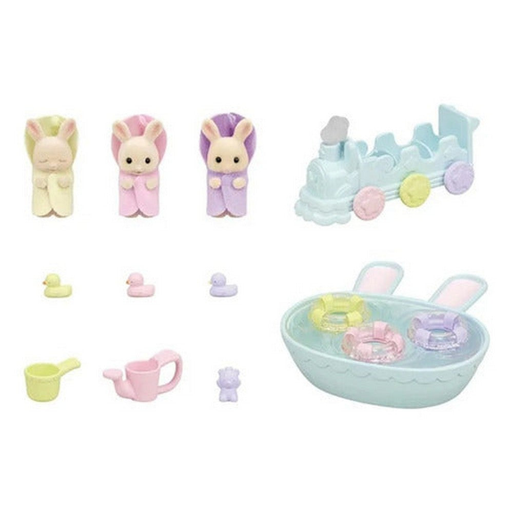Sylvanian Families La Hora De Baño De Los Trillizos 5707