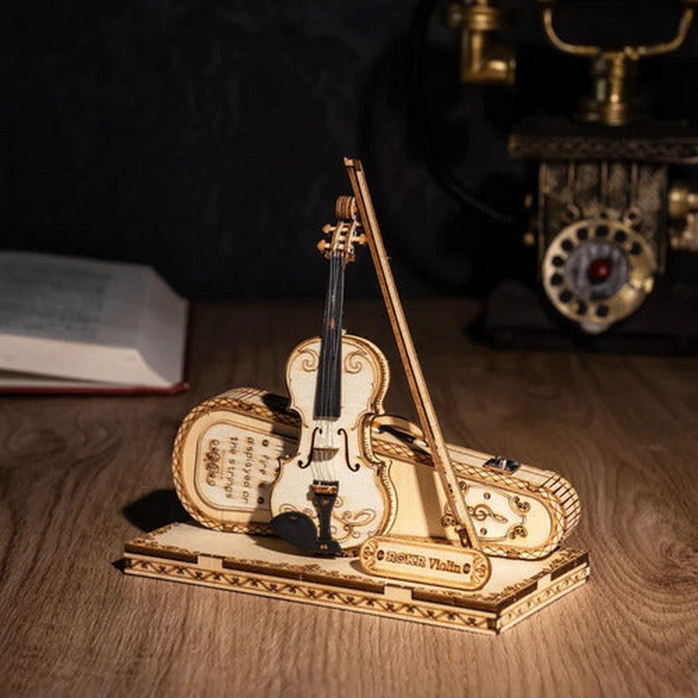 Robotime Puzzle 3d Violin Tg604k Rokr