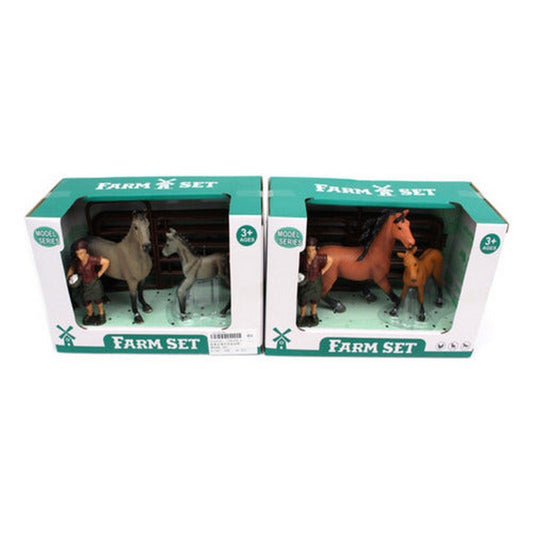 Farm Set De Caballos Con Figura 2144636