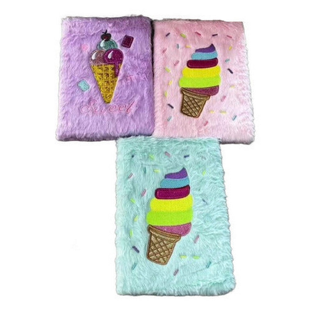 Cuaderno Forrado Peluche 80 Hojas 23080104 Shine