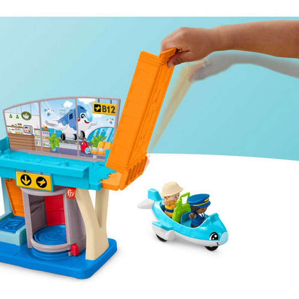 Little People Aeropuerto De Aventuras Diarias Htj26 Mattel