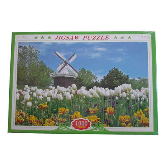 Puzzle 1000 Piezas Molino Tulipanes 1273 Jigsaw 1970523
