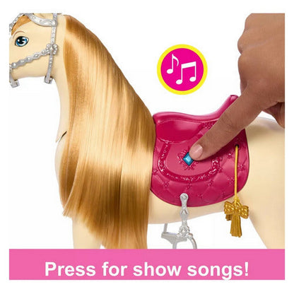Barbie Caballo Con Movimiento Y Sonido Hxj42 Mattel