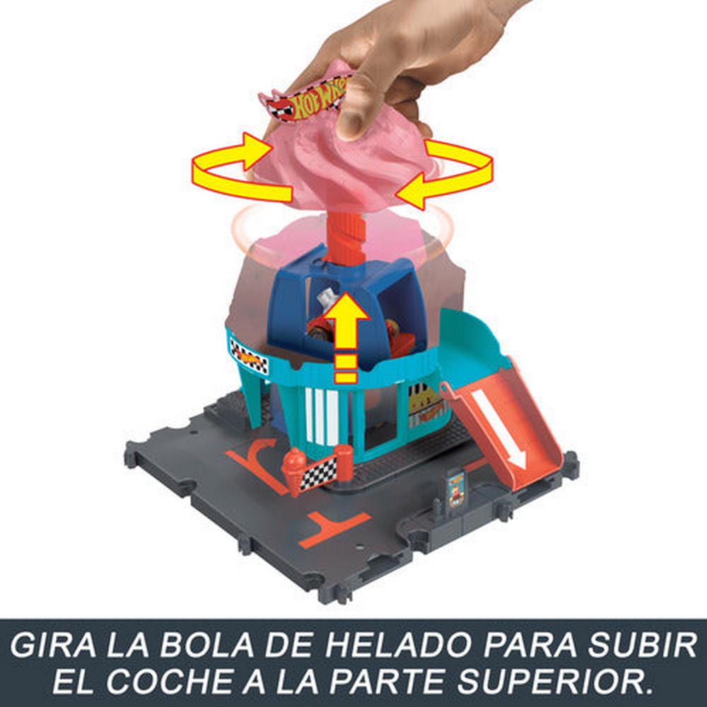 Hot Wheels City Heladeria En La Ciudad Htn77 Mattel