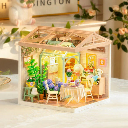 Robotime Puzzle 3d Jardin De Te Floreciente Dw013b Rolife