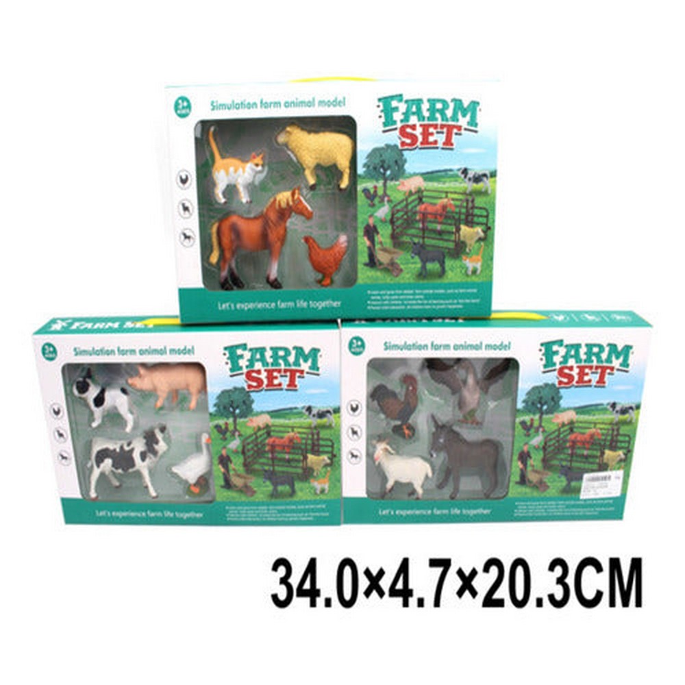 Farm Set Animales De La Granja Con Accesorios 2144641