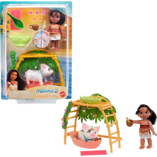 Moana 2 Set De Juego Muñeca Simea Y Pua Jbt36 Mattel