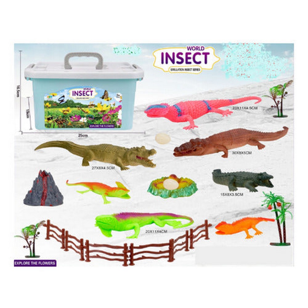 World Insect Set Reptiles Con Valija Transportadora 2272410