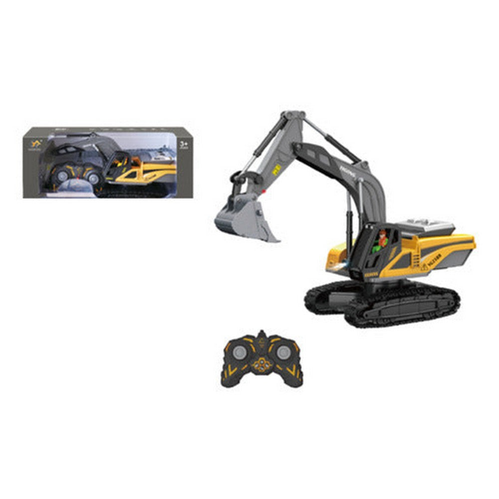 Excavadora 1:22 R/c Metal Con Luz Y Sonido (8ch) 2308555 Color Multicolor