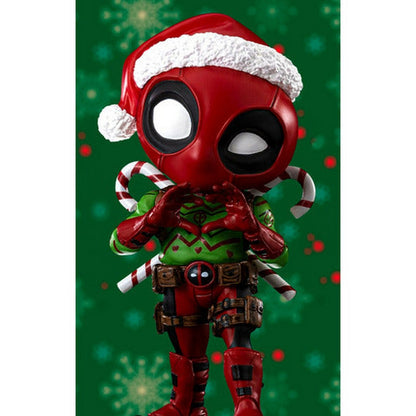 Estatua Navideña De Deadpool (fiestas) - Marvel Comics - Minico