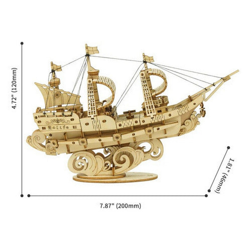Robotime Puzzle 3d Velero Tg305 Rolife