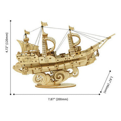 Robotime Puzzle 3d Velero Tg305 Rolife
