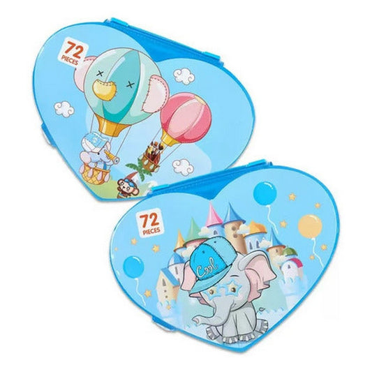 Set De Arte Creativo Infantil 72pzs 72 Shine